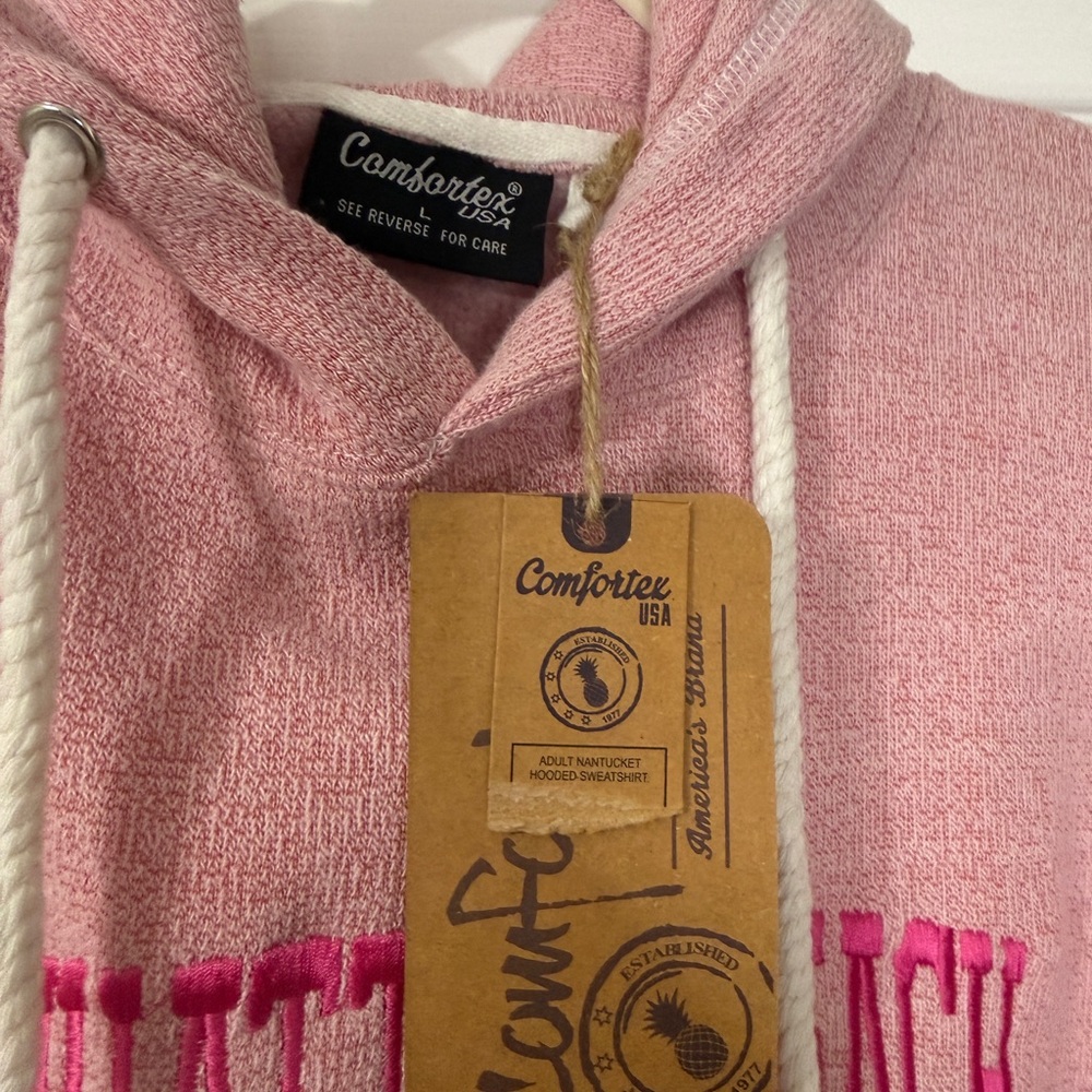 Comfortex NWT “Manhattan Beach” Pink Hoodie - Picture 2 of 3